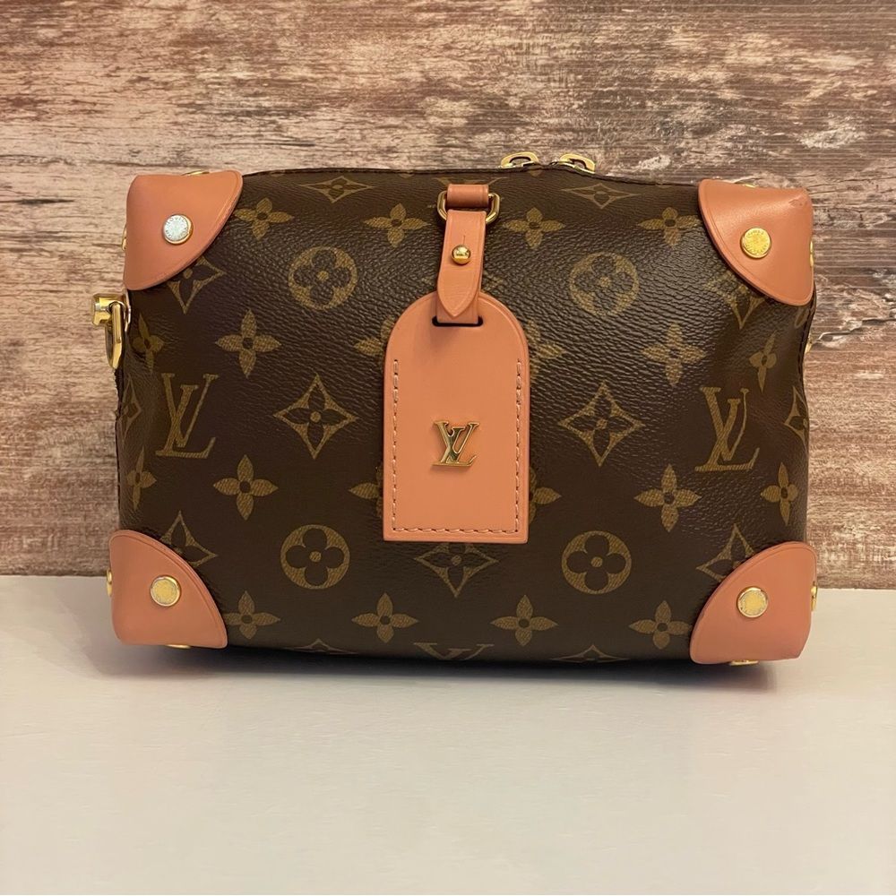 🥰SOLD ON EBAY🥰 LV LOUIS VUITTON PETITE MALLE SOUPLE - Picture 3 of 13